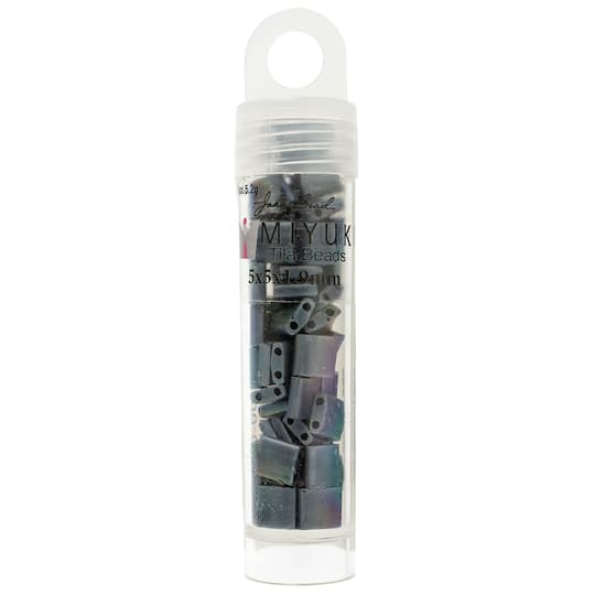 Miyuki® TILA® 5mm Opaque Matte Glass Beads Vial